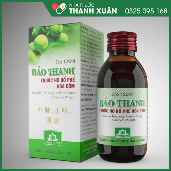 Siro Bảo Thanh trị ho bổ phế